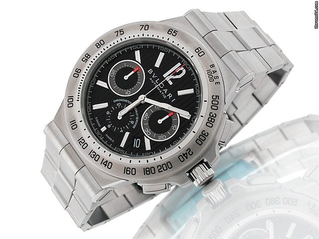 Bulgari Herren "DIAGONO PROFESSIONAL" Edelstahl Automatik watches