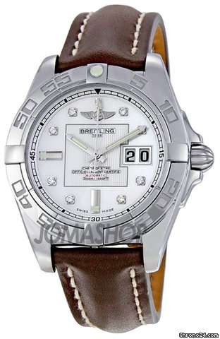 Breitling Galactic 41 Mother of Pearl Dial Automatic Mens Watch A49350L2-A7022BRLD watches