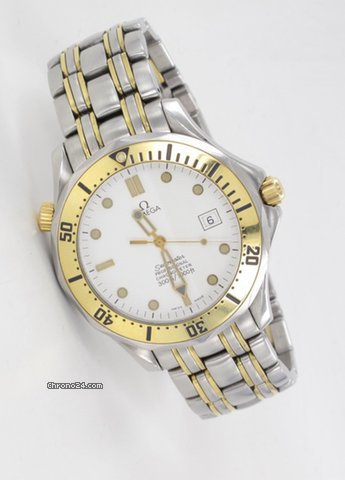 Omega Seamaster Stahl & 18k Gold Automatik watches