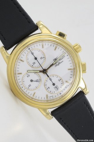 IWC Chrono Herrenuhr in 18k Gelbgold watches