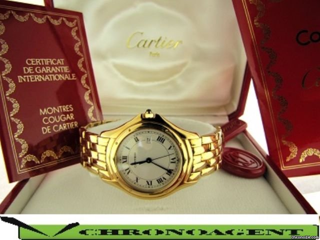 Cartier Cougar Oro Giallo Ref.w25013b9 watches