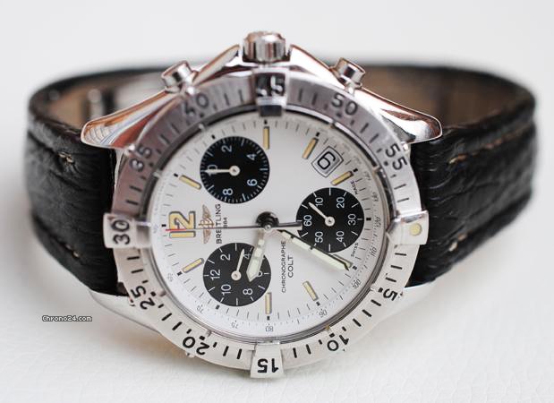 Breitling Colt Edelstahl Chronograph in sehr gutem Zustand watches