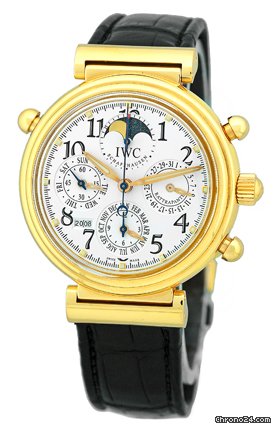 IWC Da Vinci Rattrapante Perpetual Calendar Split Second Chronograph Strapwatch watches