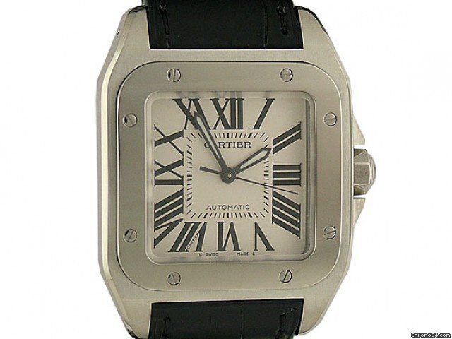 Cartier Santos 100 MM medium Modell 43x43mm watches