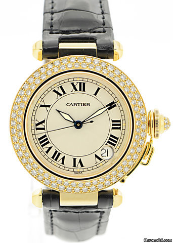 Cartier Pasha de 18K Gelbgold & Diamantbesatz watches