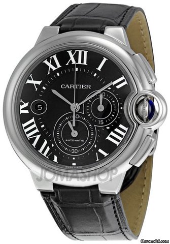 Cartier Ballon Bleu Black Dial Chronograph Mens Watch W6920052 watches