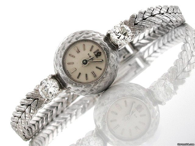 Blancpain Damen 750/- Weissgold Handaufzug watches