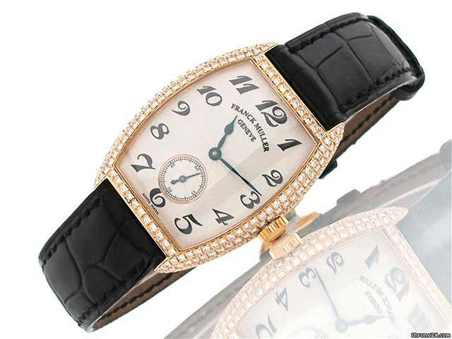 Franck Muller Damen "MONTRE CINTReE CURVEX" 750/- Gelbgold Handaufzug watches