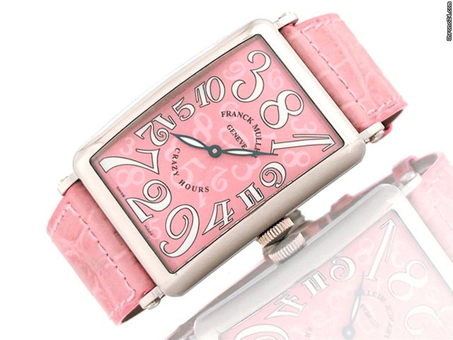 Franck Muller Damen "LONG ISLAND" 750/- Weissgold Automatik watches