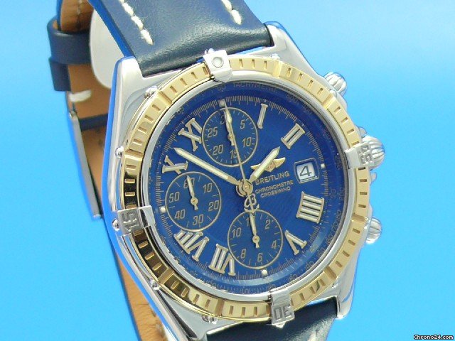 Breitling WINDRIDER CROSSWIND STAHL/GOLD CHRONOGRAPH watches