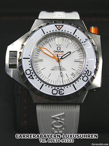 Omega Seamaster Ploprof wei es ZB Stahl/Kautschuk watches