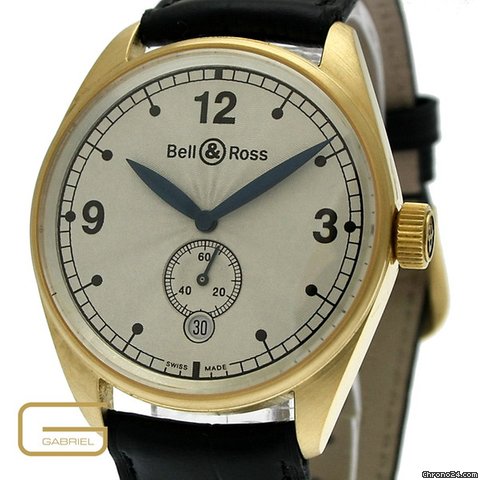 Bell & Ross Vintage 123 18K.Gold watches