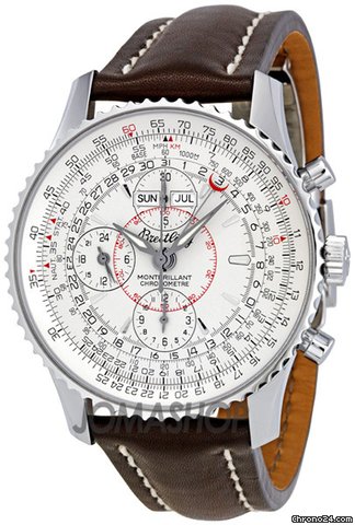 Breitling Montbrilliant Datora Silver Dial Chronograph Mens Watch A2133012-G518BRLD watches