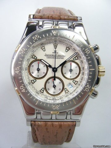 Jaeger-LeCoultre Kryos chronographe mecaquartz or/acier watches