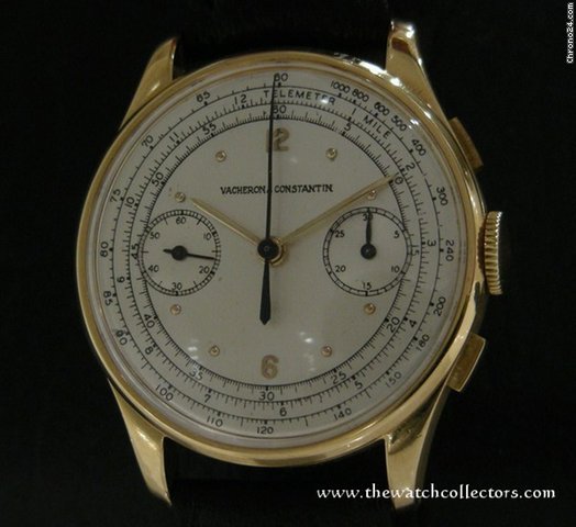 Vacheron Constantin Very fine & rare Yellow Gold Chronograph from the 40 's watches