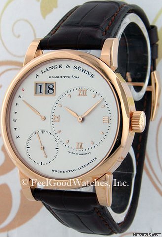 A. Lange & Sohne 320.032 Lange 1 Daymatic, Red Gold watches