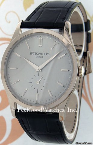Replica Patek Philippe 5196G Calatrava, White Gold Watch