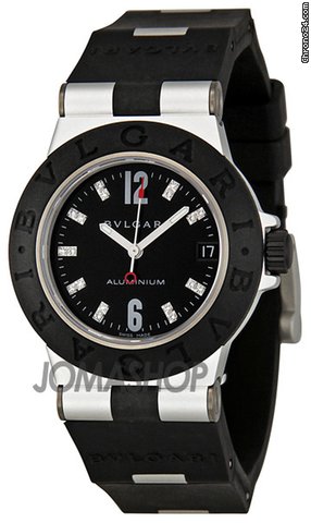 Bulgari Diagono Black Diamond Dial Ladies Watch AL32BTAVD-9 watches