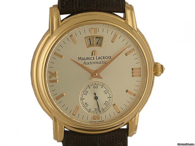 Maurice Lacroix Masterpiece Gro datum Rosegold 38mm watches