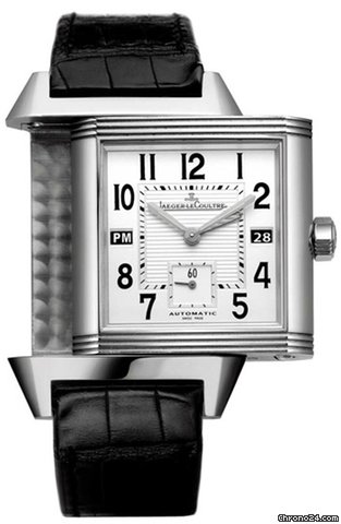 Jaeger-LeCoultre Reverso Squadra GMT Hometime White Dial Skeleton Back watches