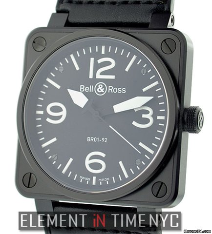 Bell & Ross BR 01-92 Carbon 46mm NIB watches