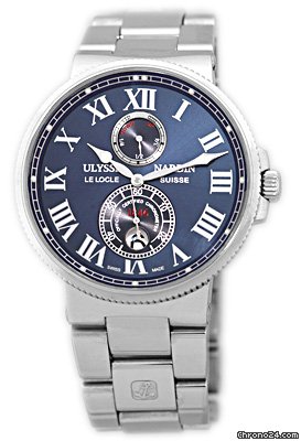 Replica Ulysse Nardin Gent's Stainless Steel 1846 Maxi Marine Chronometer Watch