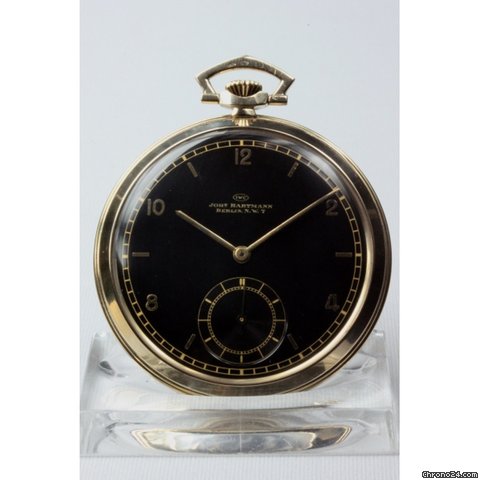 IWC offene 585/- Fracktaschenuhr watches