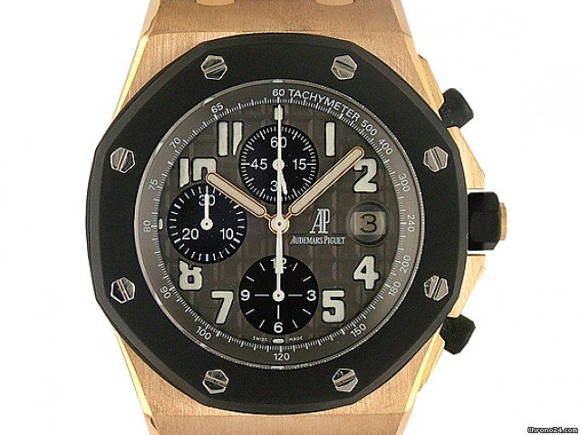 Audemars Piguet Royal Oak Offshore Chronograph 18kt Rosegold 44mm watches