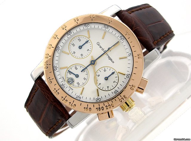 Girard Perregaux "Chronograph" Stahl/18K/750 , Gewicht 51,3 g watches