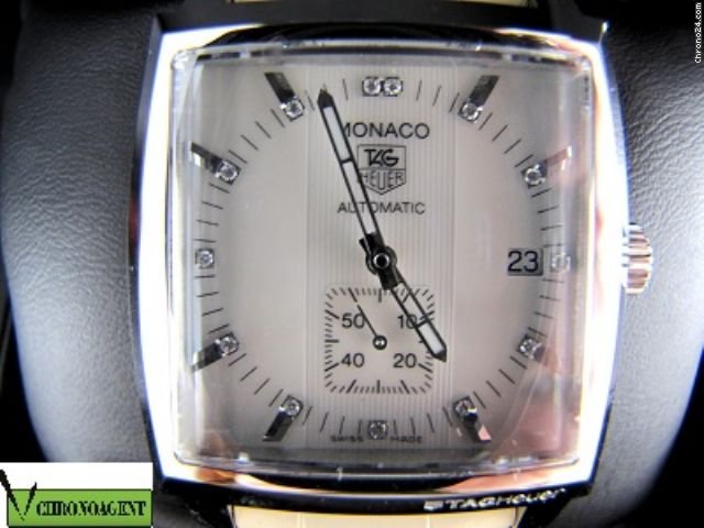 TAG Heuer Monaco Automatic Con Diamanti Nuovo Box & Paper watches
