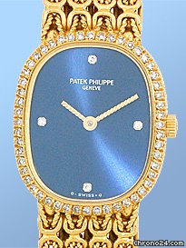 Patek Philippe Lady's 18K Yellow Gold Diamond Golden Ellipse [On Hold] watches