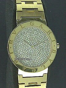 Bulgari Rare & Unique Gent's 18K Factory Pave Diamond Dial watches