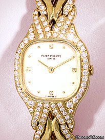 Patek Philippe Lady's 18K Yellow Gold Diamond La Flame watches