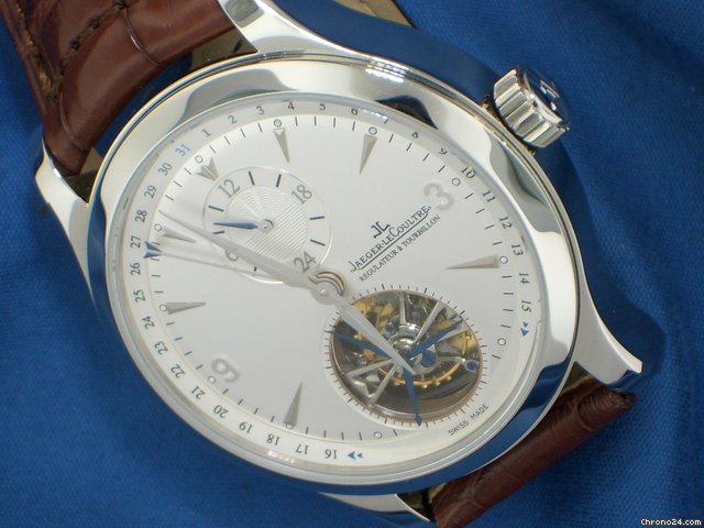 Jaeger-LeCoultre Master Tourbillon Gmt Acciaio watches