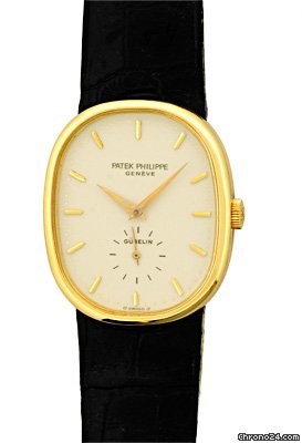 Patek Philippe Gent's 18K Yellow Gold Golden Ellipse Strapwatch watches