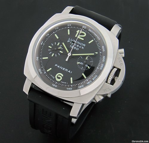 Panerai Luminor Flyback 1950 Steel Watch PAM212 watches