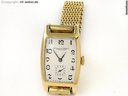 IWC "Tonneau" watches