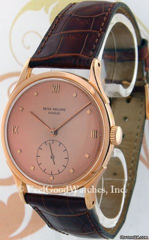 Patek Philippe 1589 Vintage Calatrava, Rose Gold, ca. 1954 watches