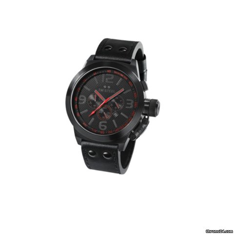 TW Steel Uhren Canteen Cool Black/Red - Chronograph, TW902 watches
