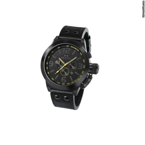 Replica TW Steel Uhren Canteen Cool Black/Yellow - Chronograph, TW901 Watch