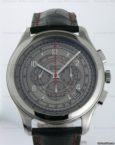 Zenith Class Dark Silver Chronograph 44mm watches