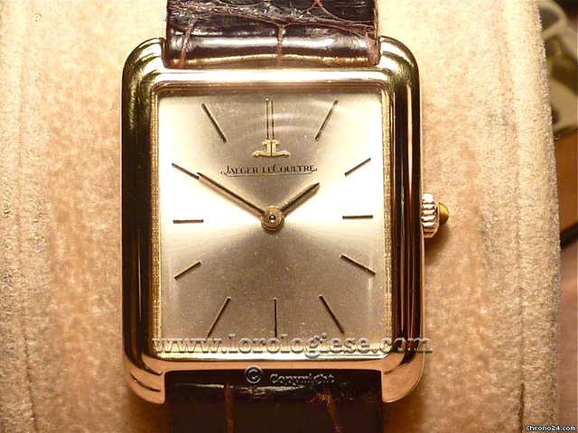 Jaeger-LeCoultre Solid GOLD vintage Tank, EXCELLENT ORIGINAL CONDITION watches