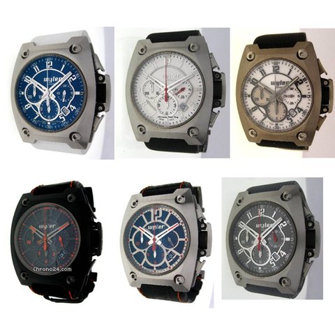 Wyler Code-R Chrono in Silver, Blue , white, El Camino 1-2 watches