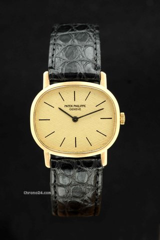 Patek Philippe Ellipse in 18 Karat Gelbgold am Lederband watches