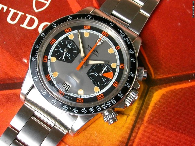 Tudor/ Chronograph Ref.7031 "Home Plate" Porsche Chrono watches