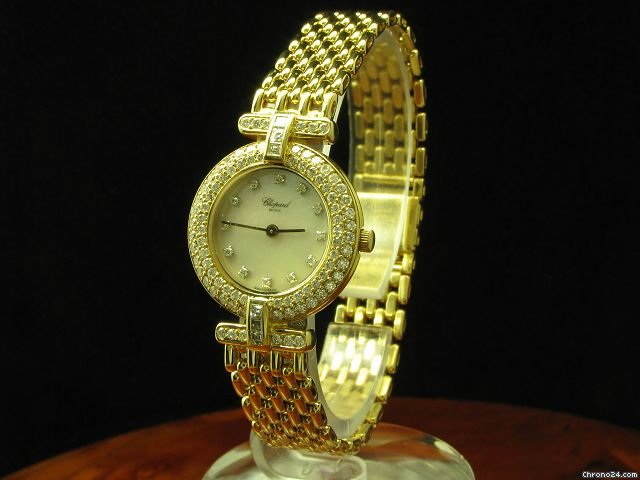 Chopard 18kt Gold Damenuhr Mit Brillant L��nette watches