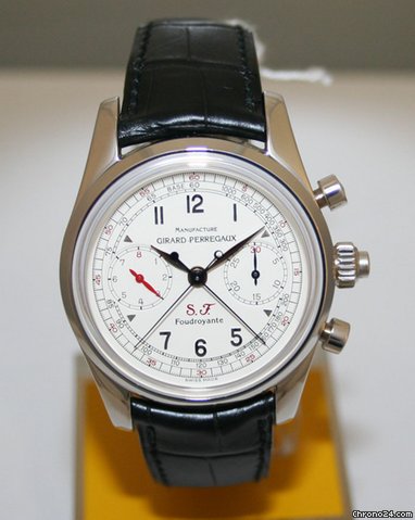 Girard Perregaux Foudroyante 18K Wei gold watches