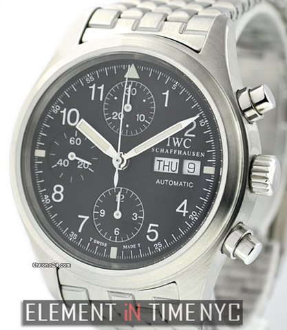 IWC Pilot Flieger Chronograph 3706 On Bracelet watches