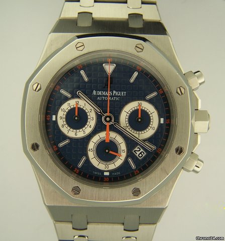 Audemars Piguet Royal Oak Chronograph Acciaio Blue Dial watches