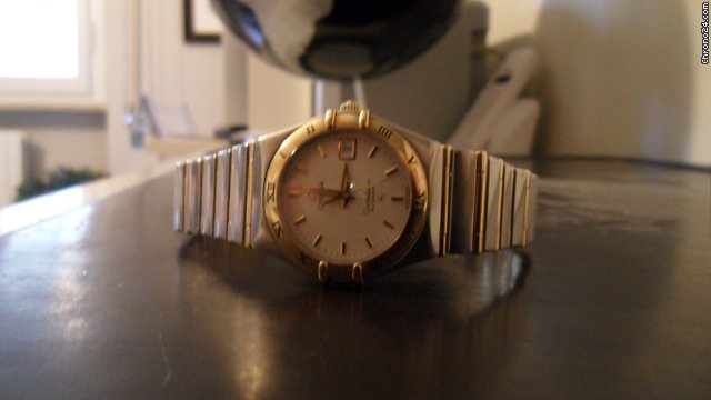 Omega constellation acciaio e oro automatico watches